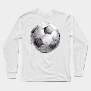 football. watercolor Long Sleeve T-Shirt